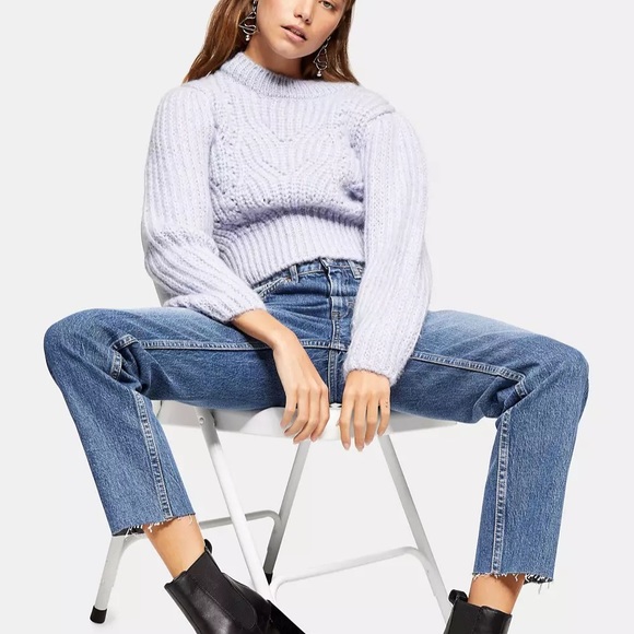 TopShop Straight Rigid Denim - Picture 2 of 5